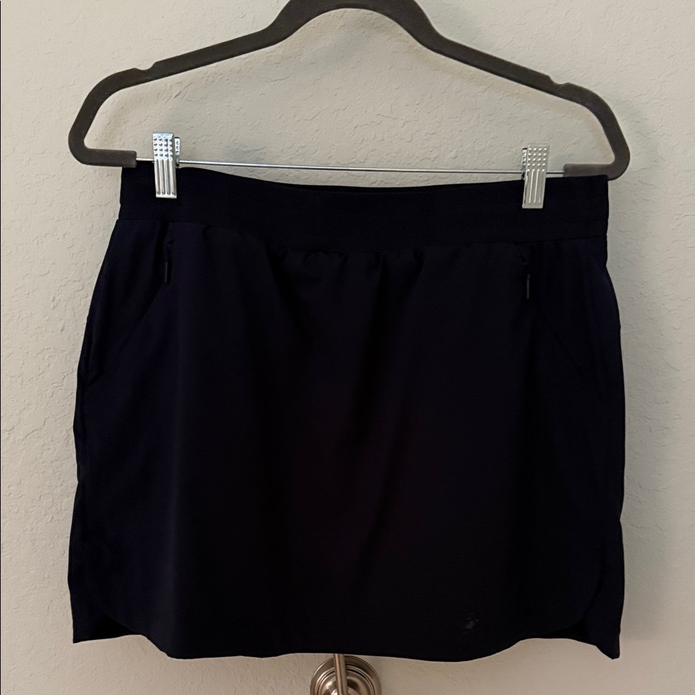Two skorts!!! Navy blue and light blue skort.  Very flattering!